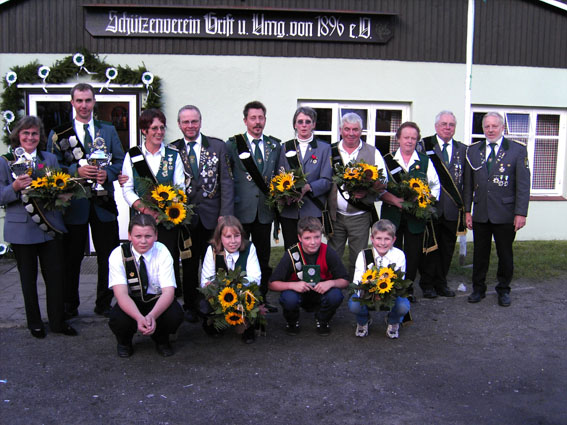 Königsfamile des Schützenverein Grift im Jahr 2005/2006
